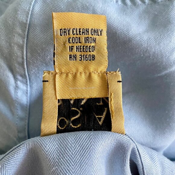 Jos. A. Bank Silk Short Sleeve Shirt with Tropical Palm Trees Mens XL - Picture 9 of 10